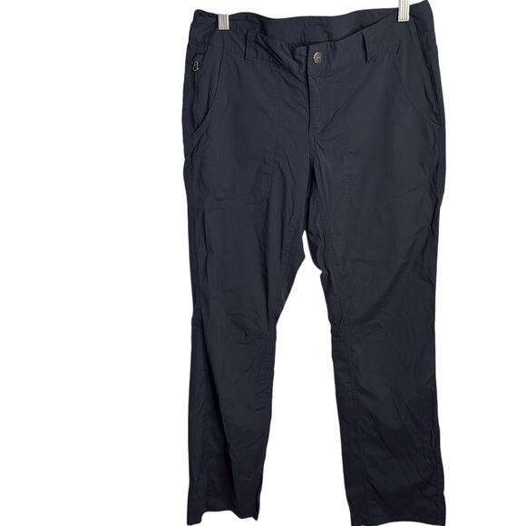 REI Sahara Roll-Up Pants in Black W1668 Sz 8 - Picture 1 of 9